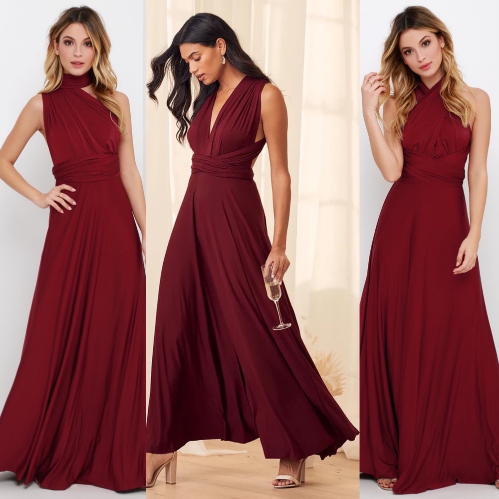 Lulus Tricks of the Trade Multi-way Maxi Dress
